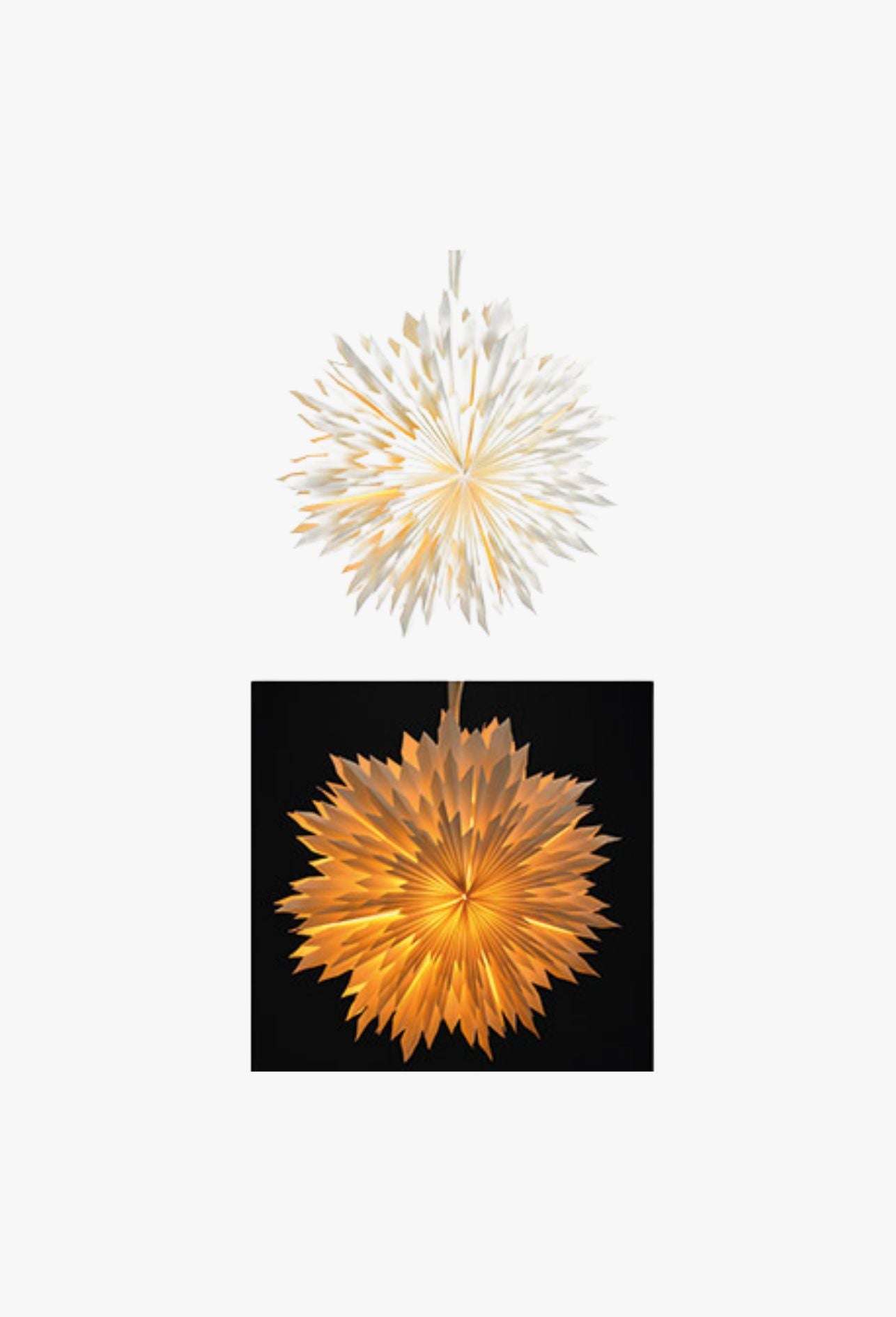 Deko-Stern Frosty Star weiß