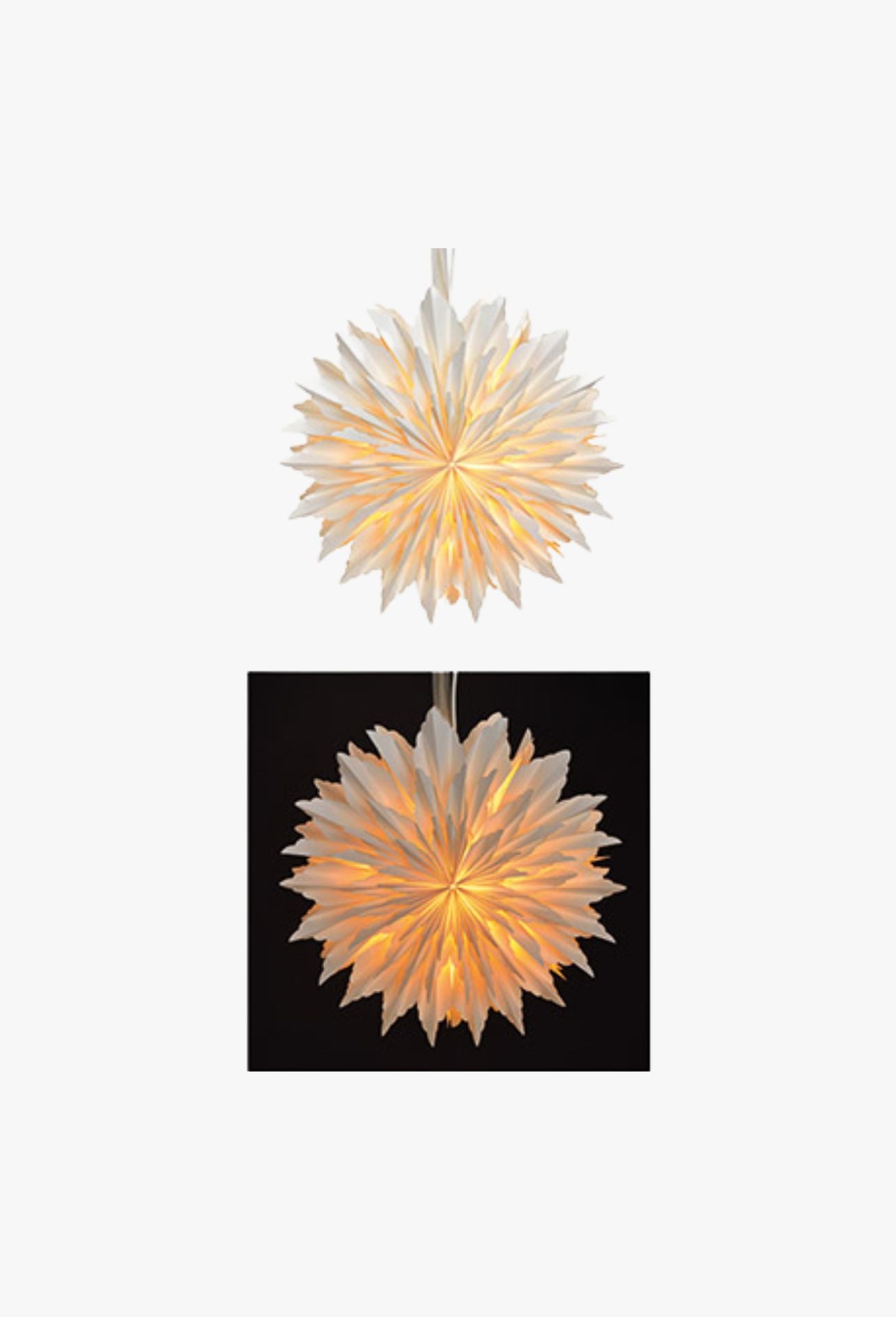 Deko-Stern Crystal Glow