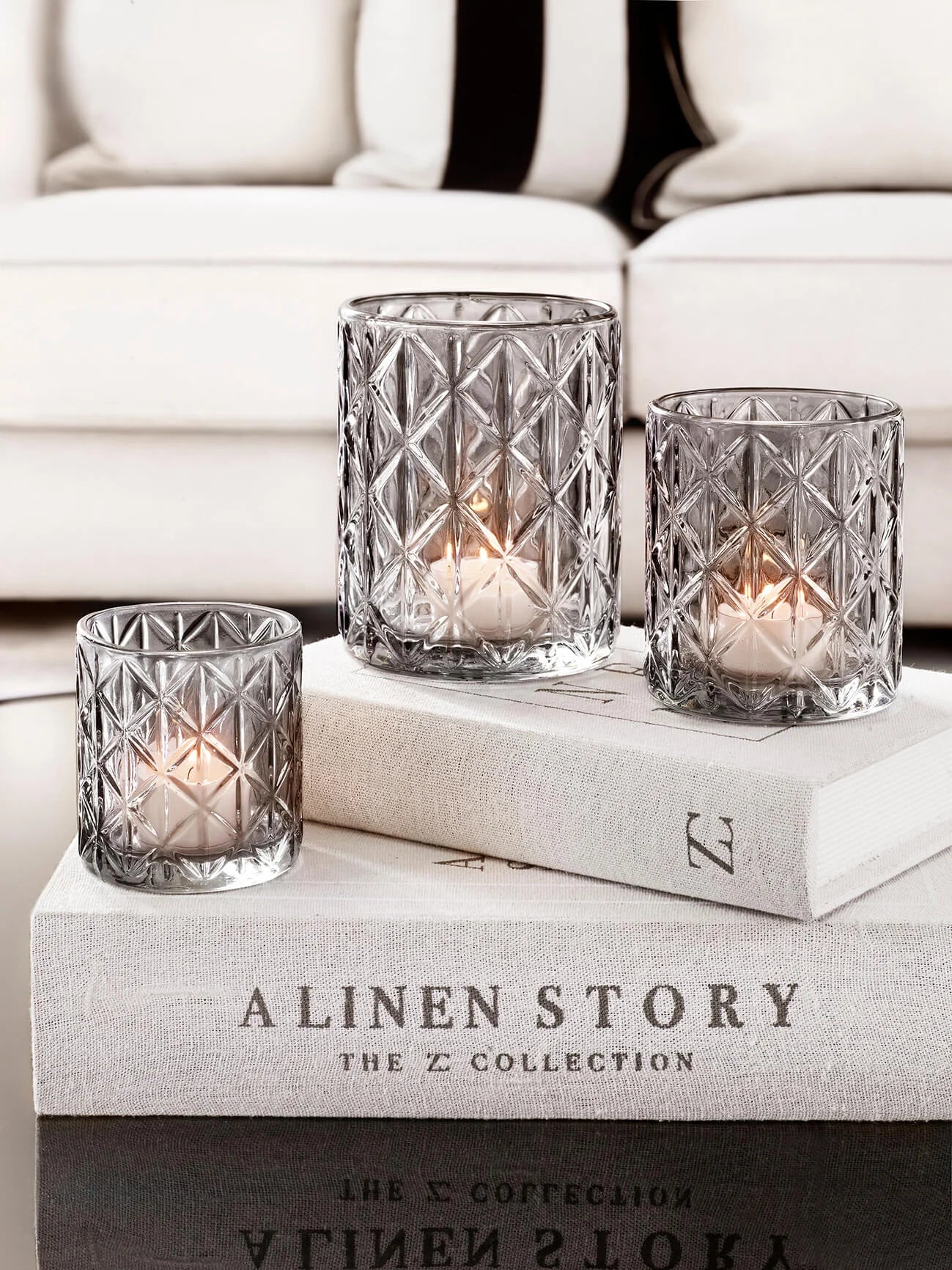Coffee Table Books als Aufbewahrungsbox - A Linen Story 2er Set