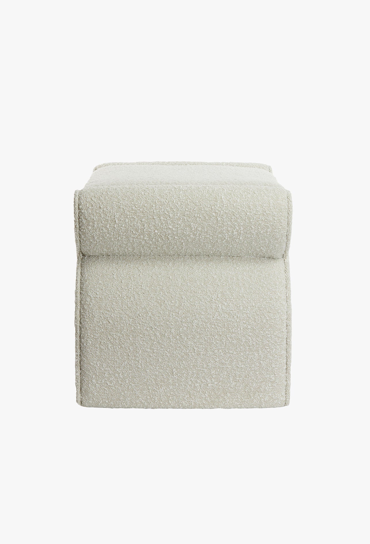 Bouclé Hocker Maya - Blume Exclusiv Interior Hocker Maya: mit Bouclé Stoff ✓ Aktuelle Wohntrends