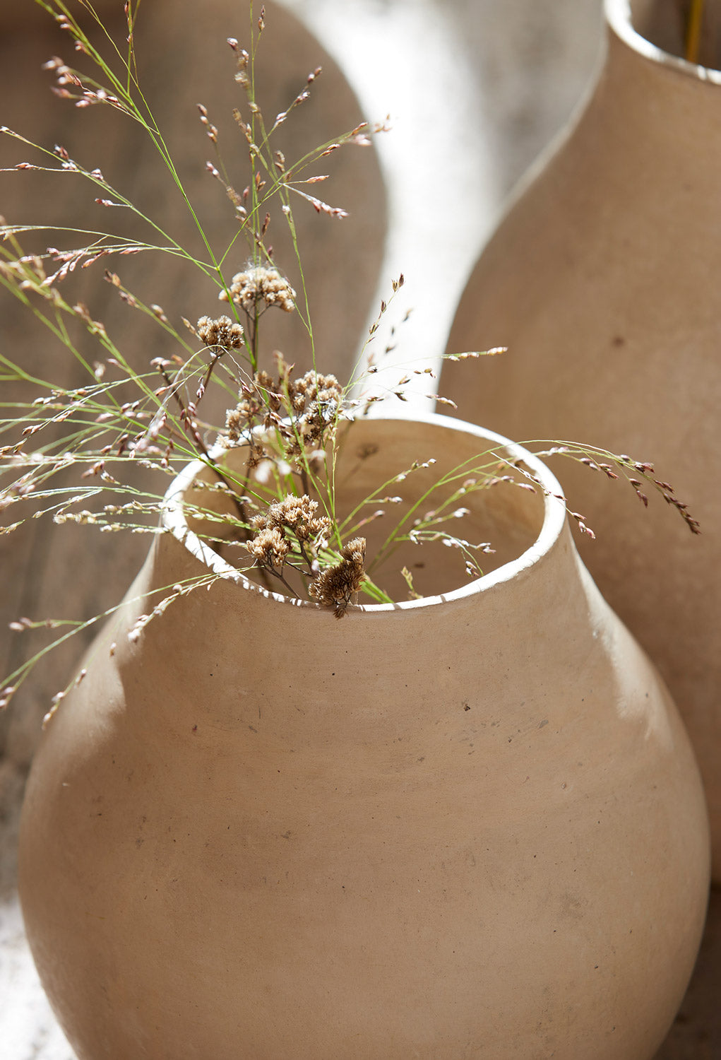 Deko Vase Norell - Blume Exclusiv Interior natur