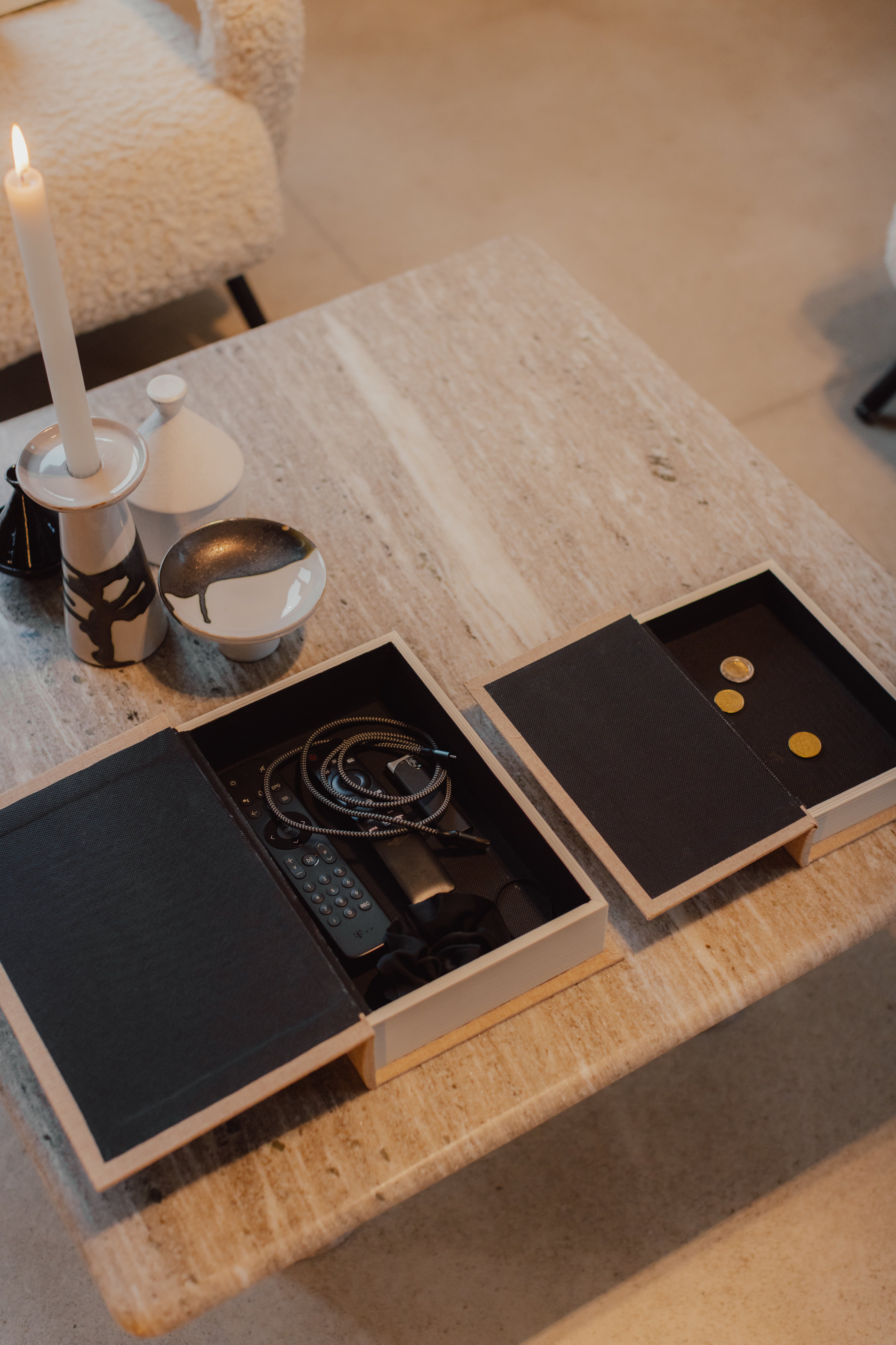 Coffee Table Books als Aufbewahrungsbox - Elements of Design 2er Set