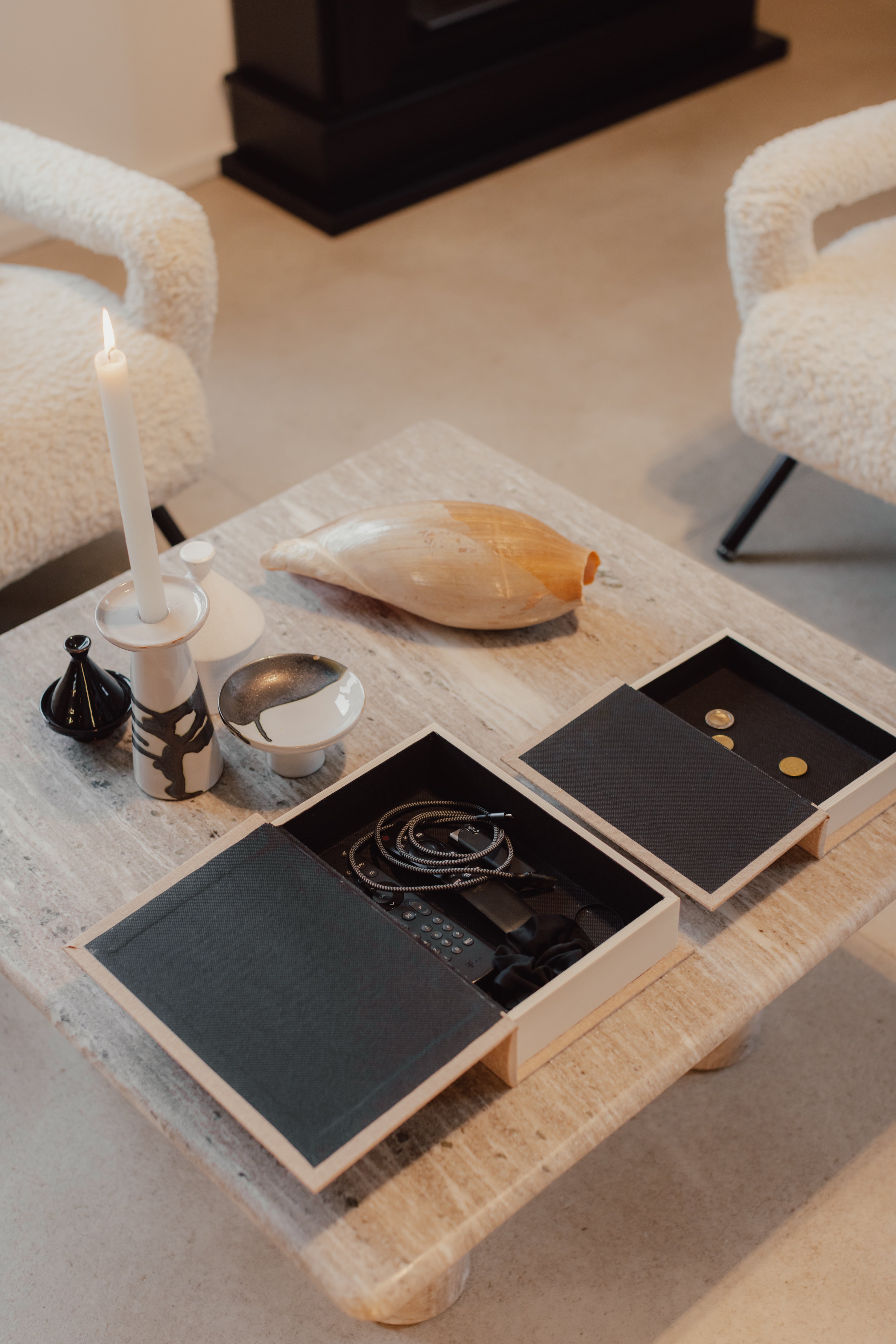 Coffee Table Books als Aufbewahrungsbox - A Linen Story 2er Set