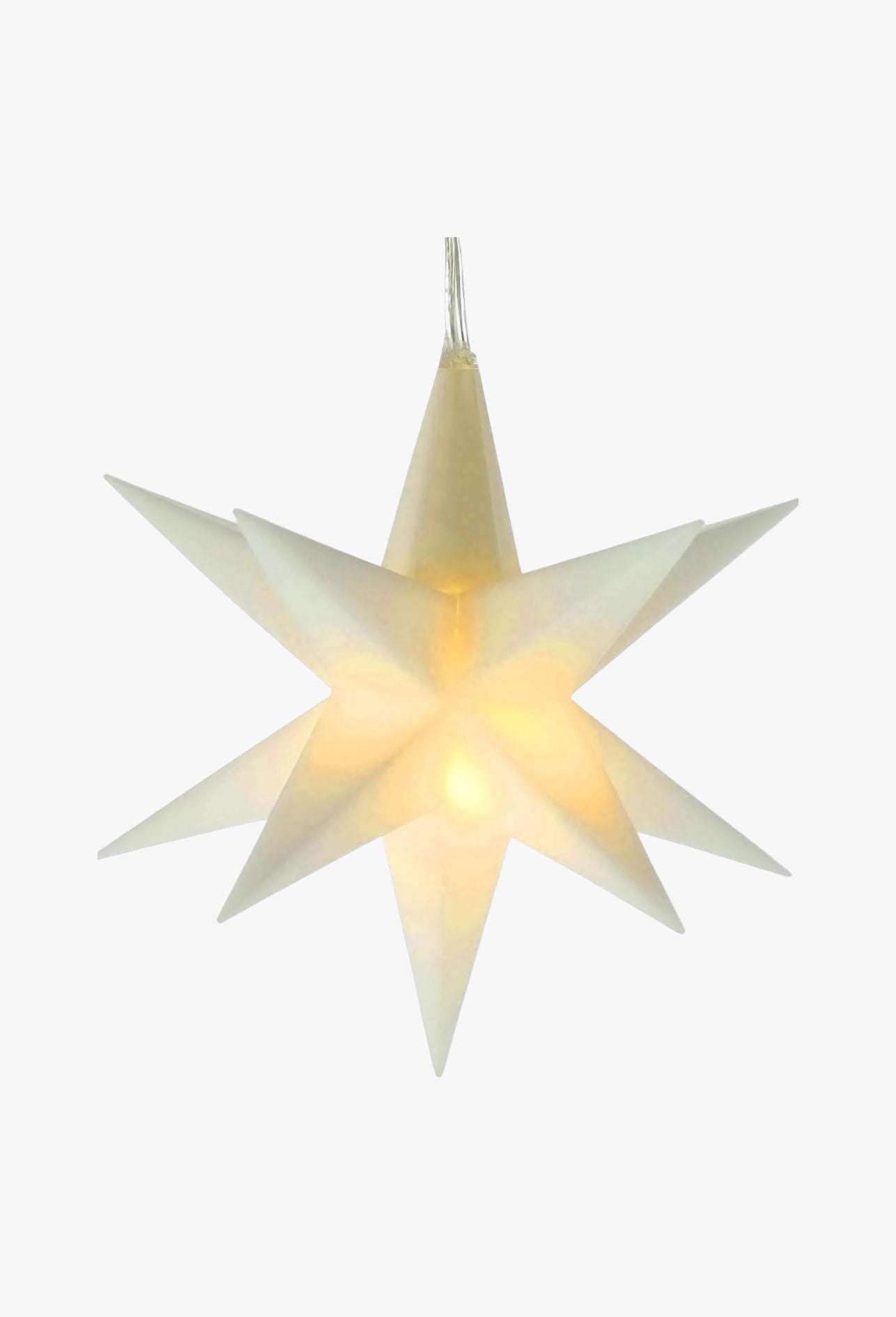 LED Weihnachtsstern 3D – Leuchtstern mit Timer, Ø 12 cm