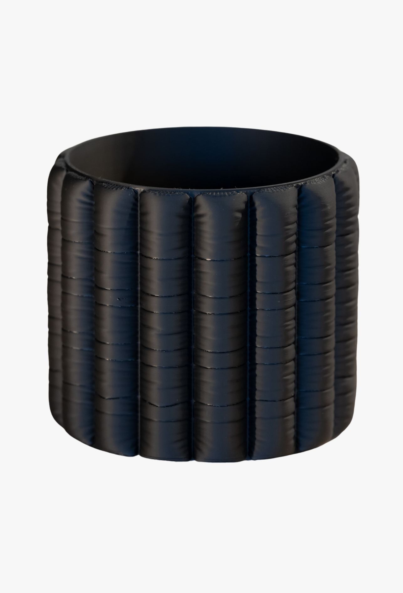 Übertopf Textura Rise schwarz