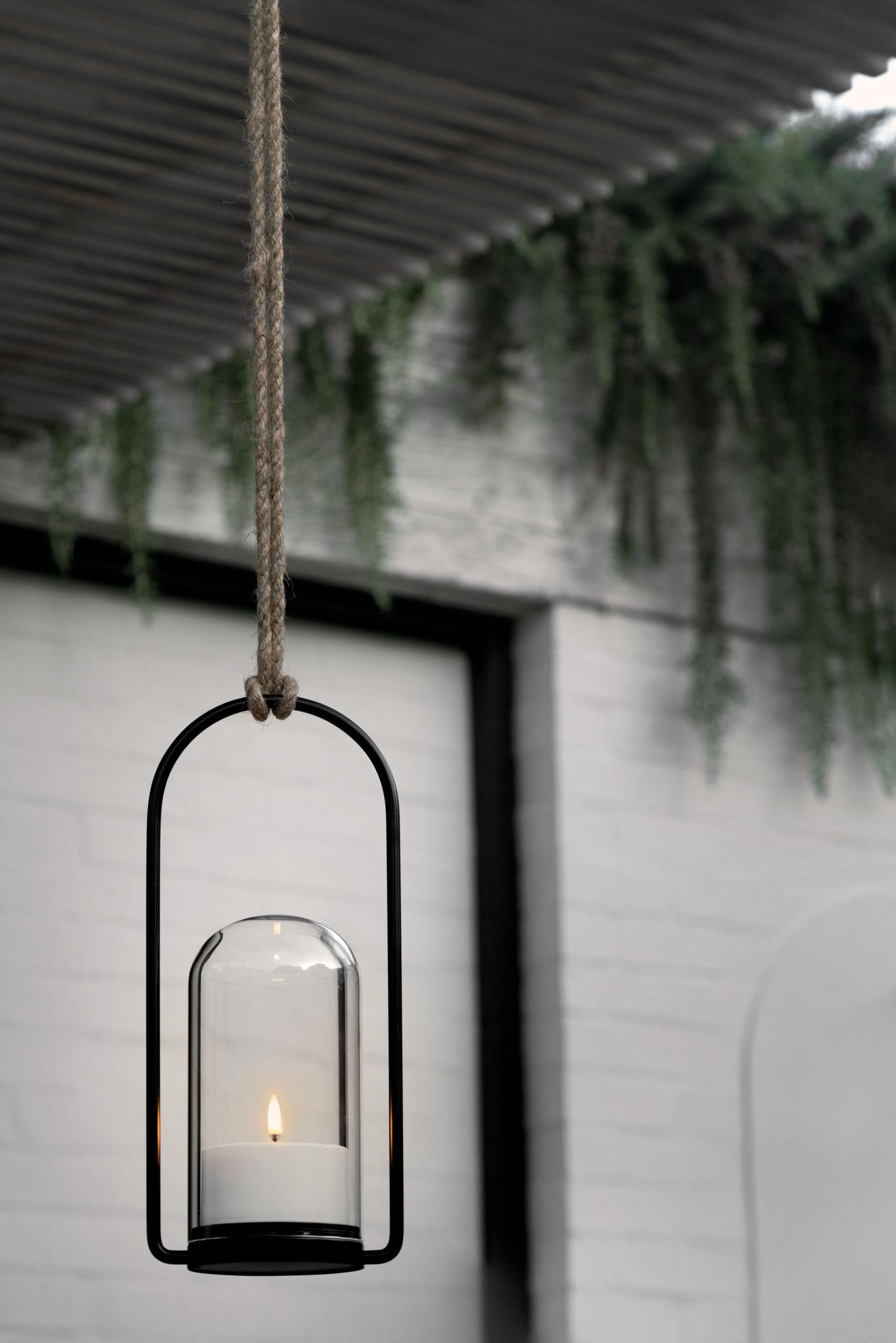 Outdoor LED Laterne mit Fernbedienung