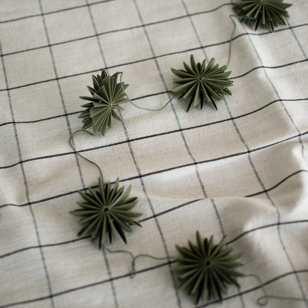 Garland Flake grün – Papiergirlande