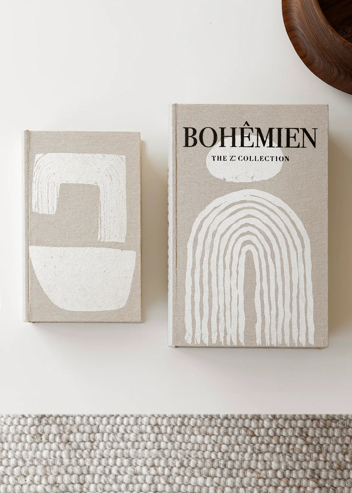 Coffee Table Books als Aufbewahrungsbox - Bohêmien 2er Set