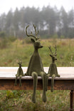 Hirsch Kantenhocker grün – 3 Größen