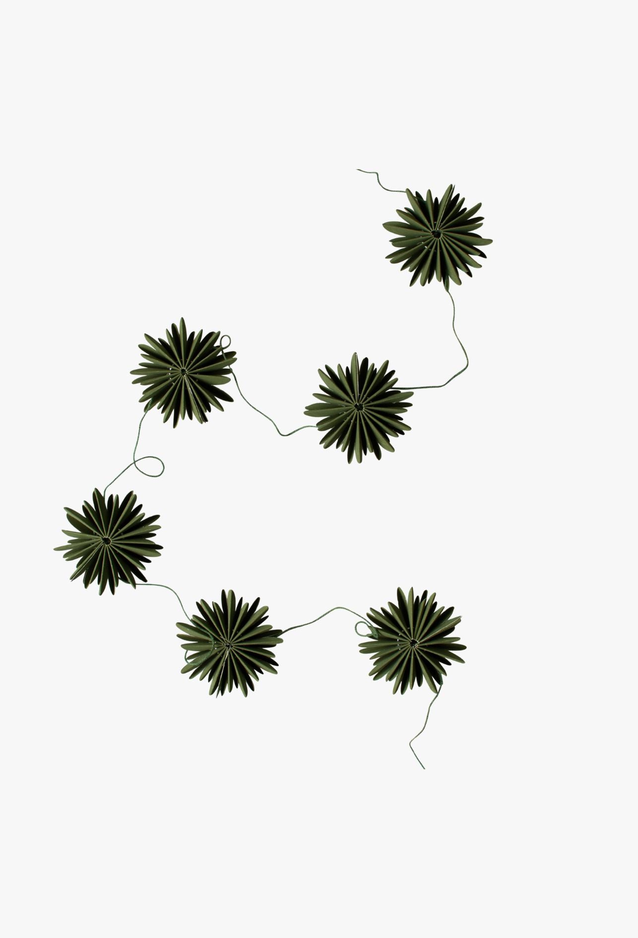 Garland Flake grün – Papiergirlande