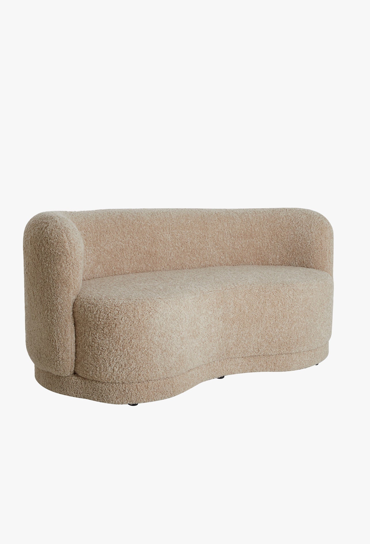 Sofa Amelie - Blume Exclusiv Interior Beiges Sofa Amelie: Organisch geformt
