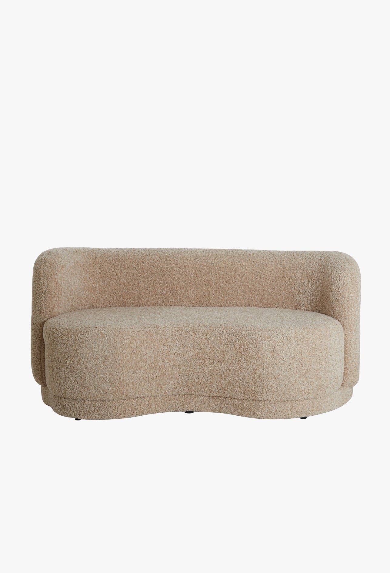 Sofa Amelie - Blume Exclusiv Interior Beiges Sofa Amelie: Organisch geformt