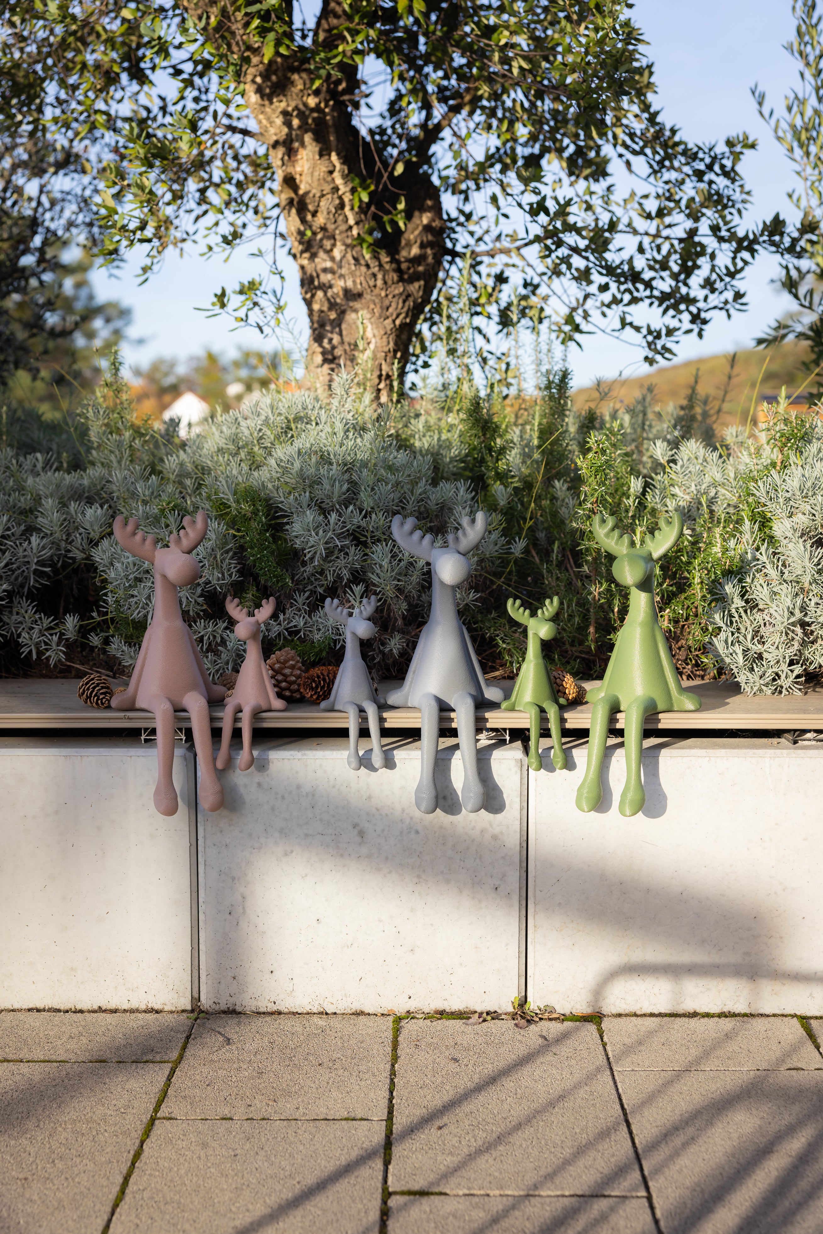 Kantenhocker Elch braun – 2 Größen