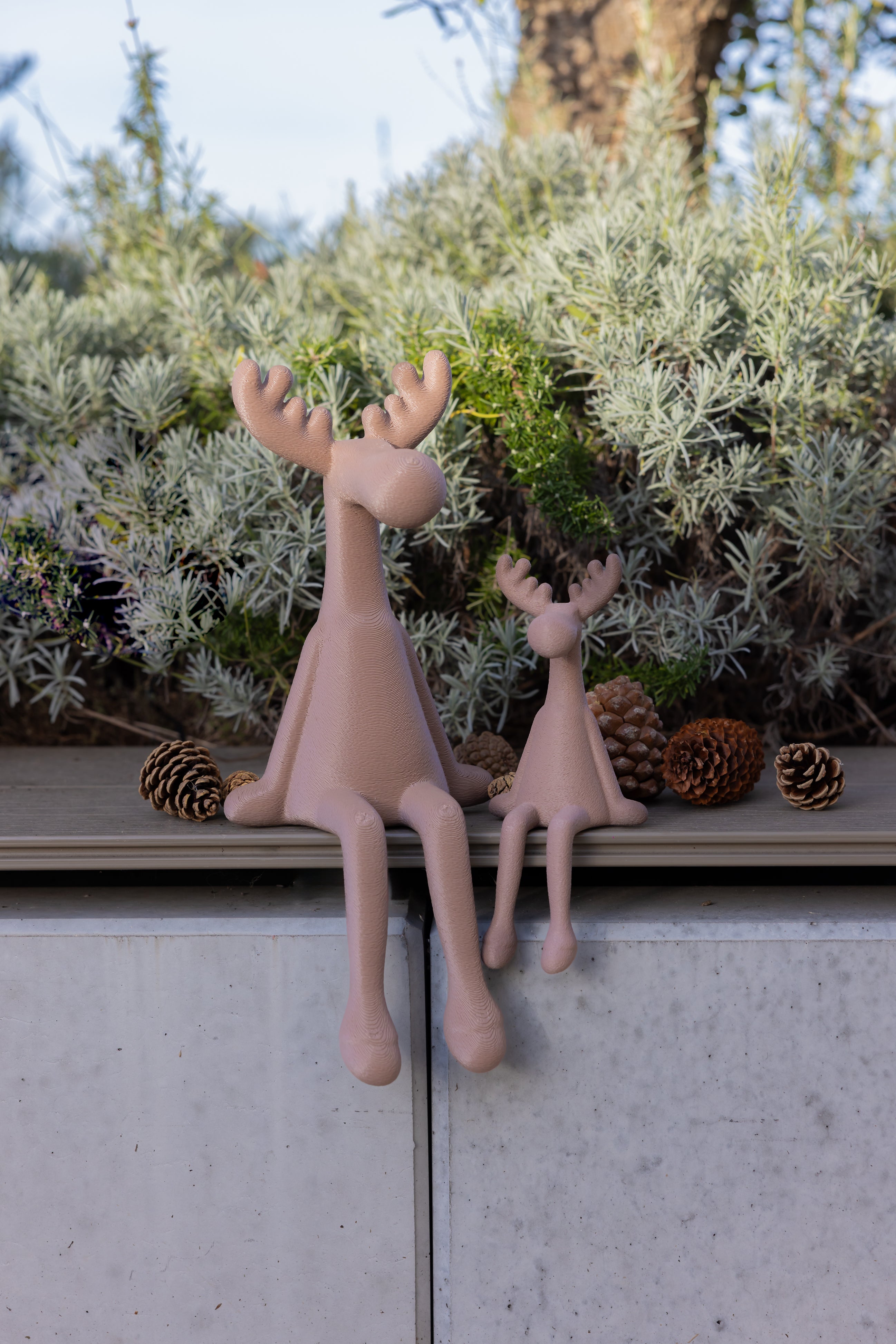 Kantenhocker Elch braun – 2 Größen