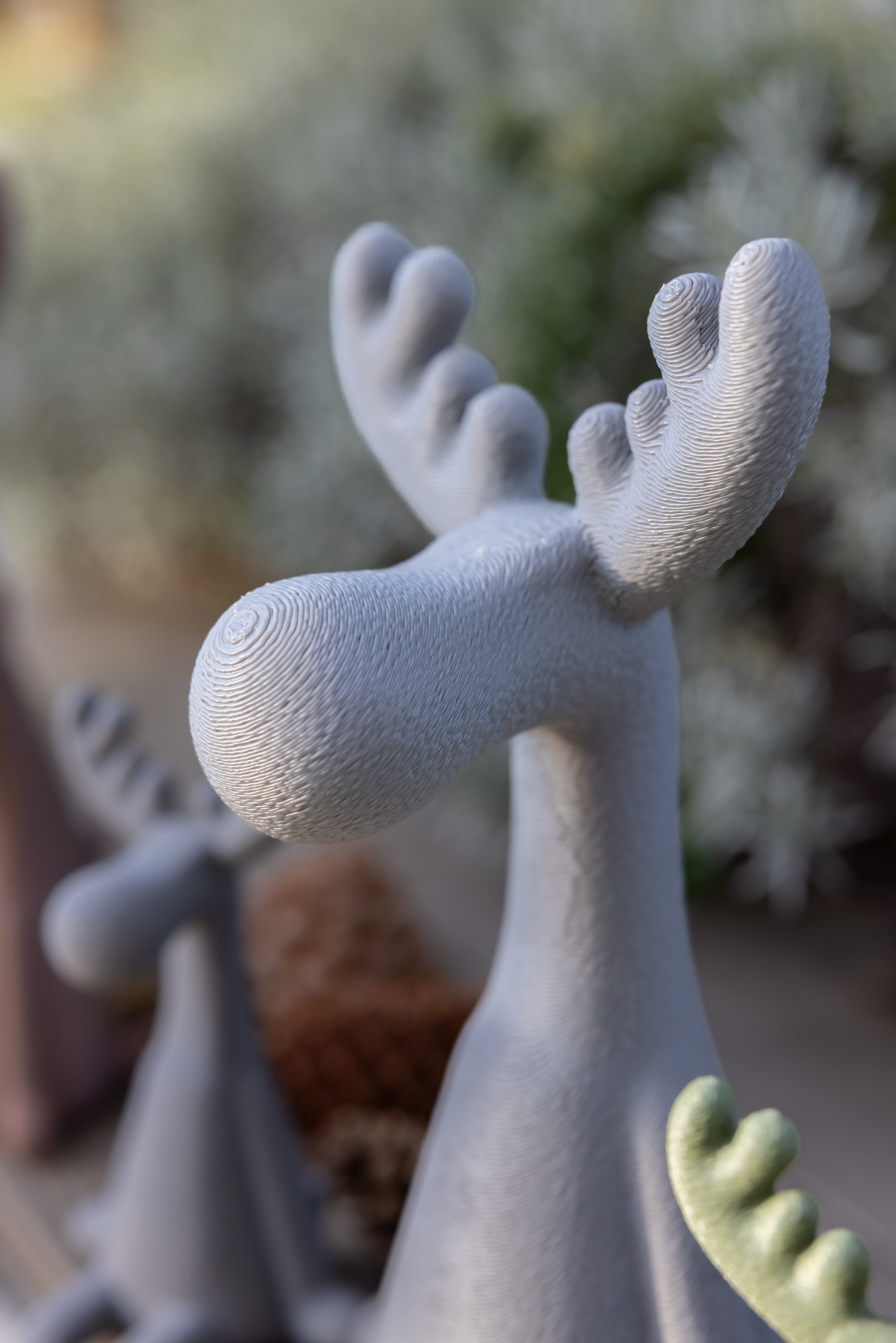 Kantenhocker Elch grau - 2 Größen