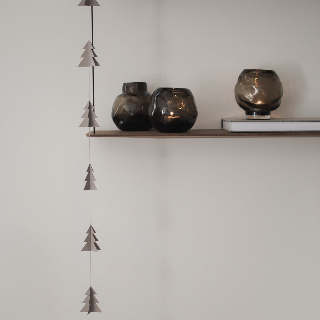 Garland Tree taupe/ grau – Papiergirlande