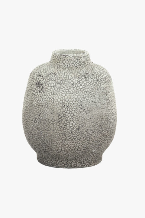 Deko Vase Rayskin - Blume Exclusiv Interior Deko Vase Rayskin: hellgrau. aus Kunststoff ✓ Vasen ✓ Aktuelle Wohntrends ✓ Jetzt 10 % sparen ✓